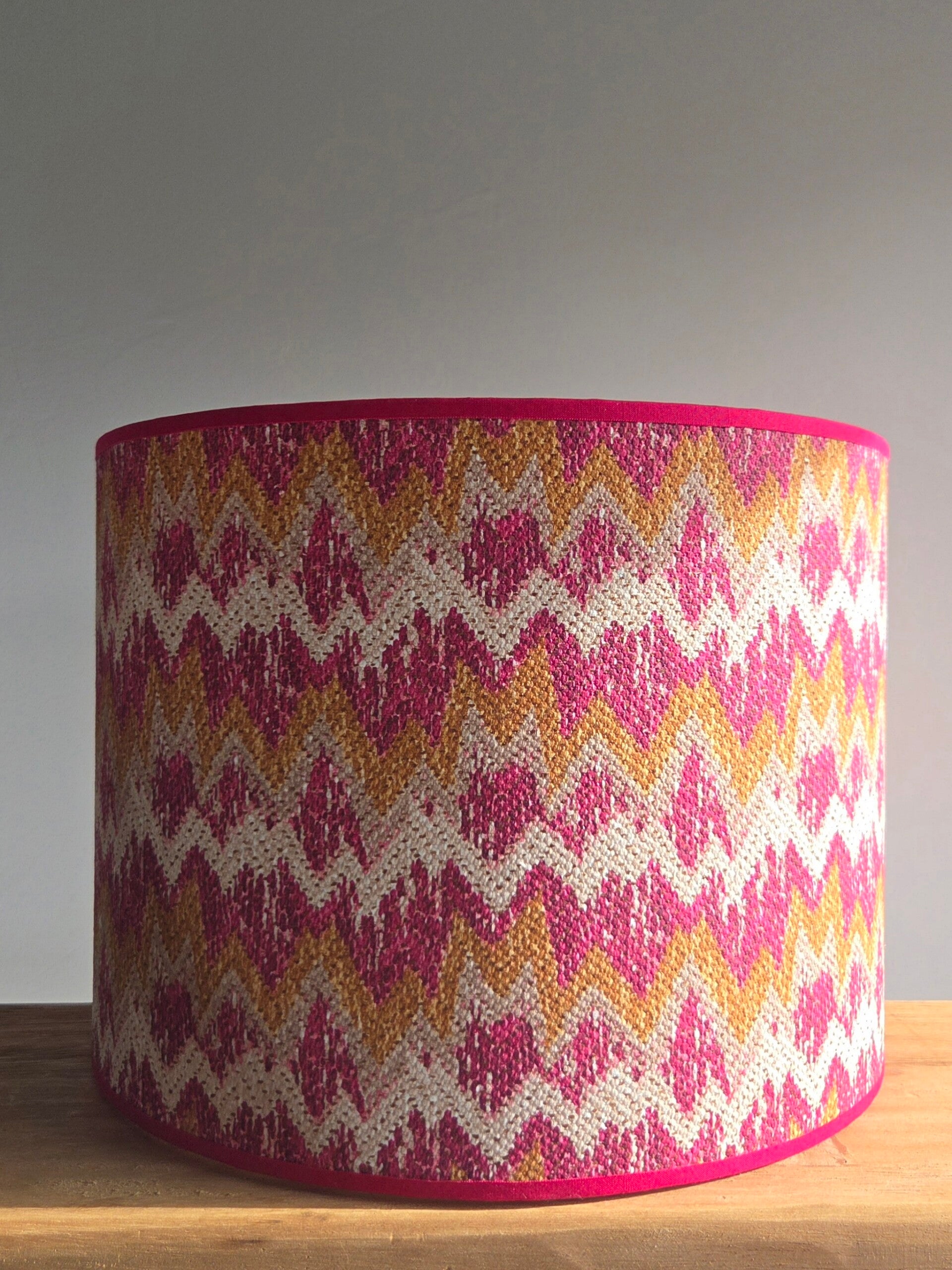 Lampenkap Chevron Cerise