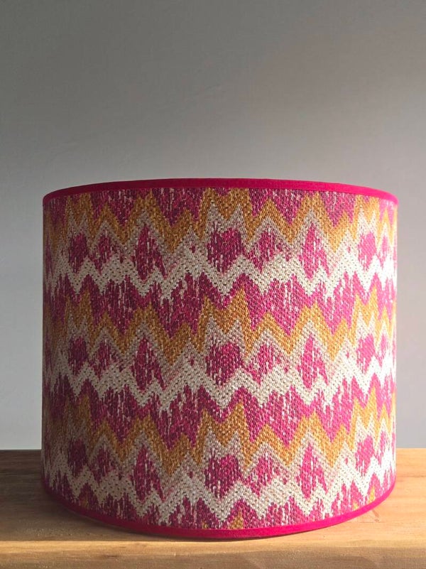 Lampenkap Chevron Cerise