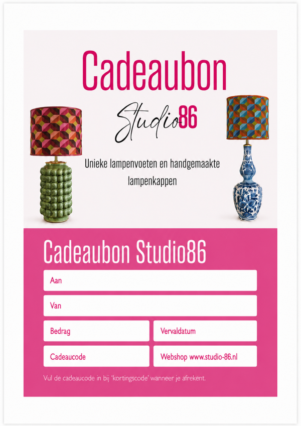 Cadeaubon Studio86 Digitaal