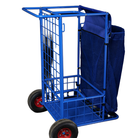 Ball cages & carts, bags & carriers, and general field accessories.