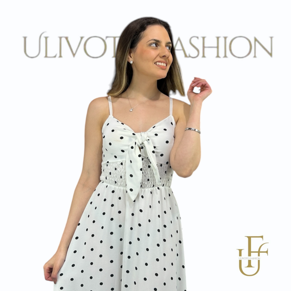 Dames Maxi Jurk met Polkadots