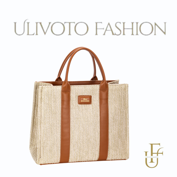 Grote Gevlochten Shopper Tas