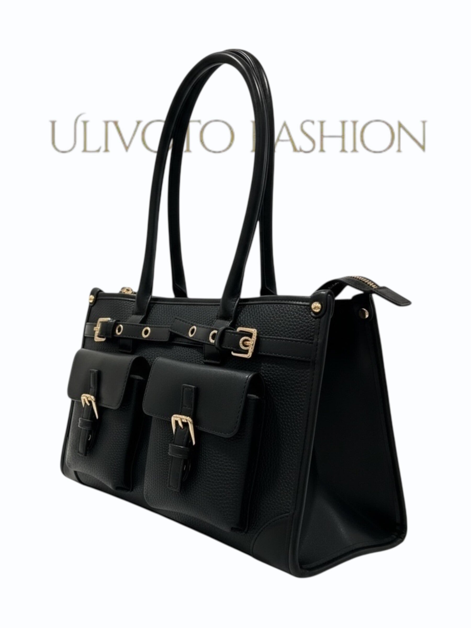 Handtas met Dubbele Voorzakken