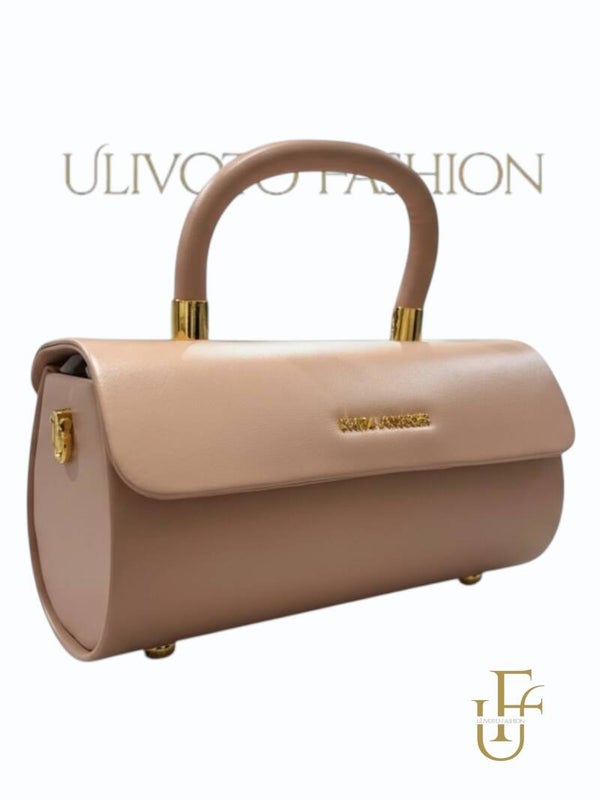 Handtas met gouden details