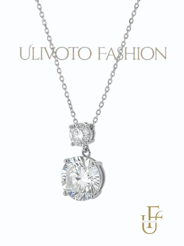 Ketting met Dubbele Steen Hanger