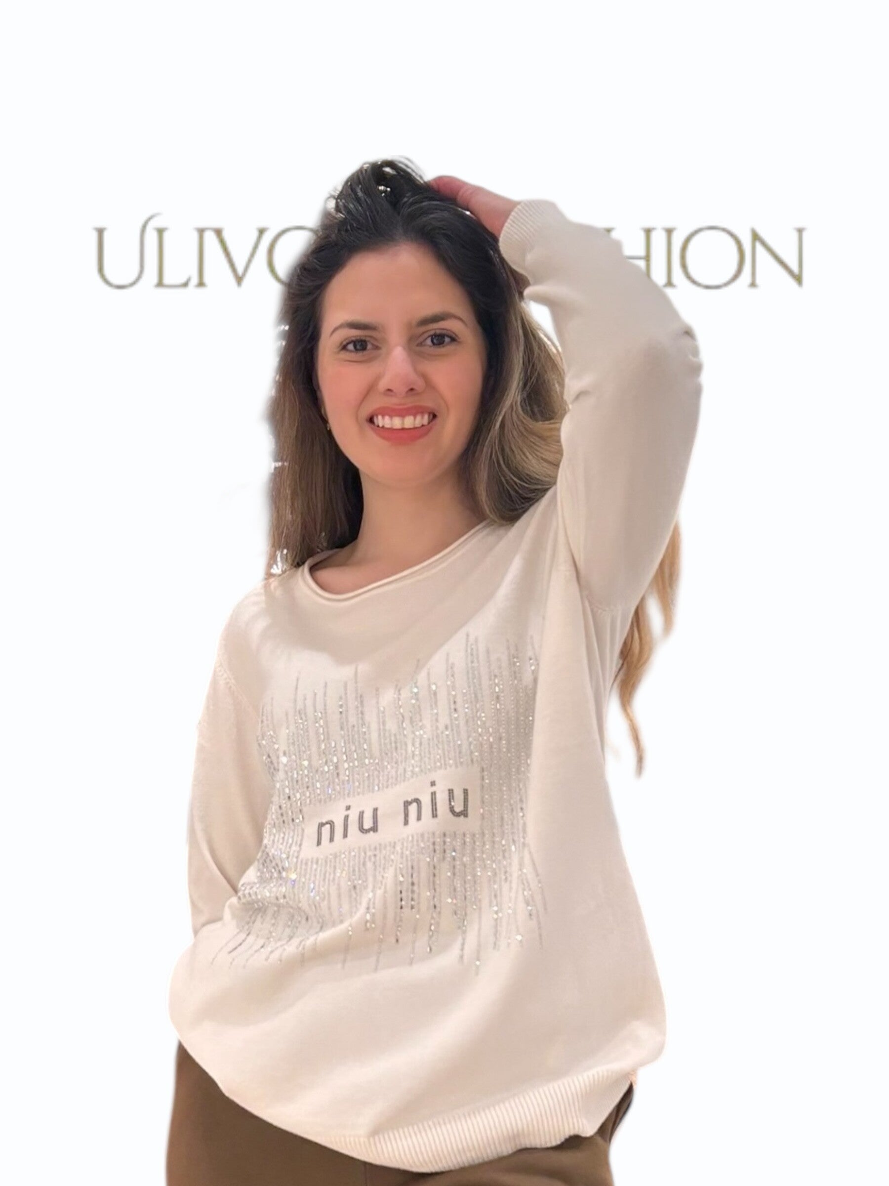 Trui met Paillettenpatroon