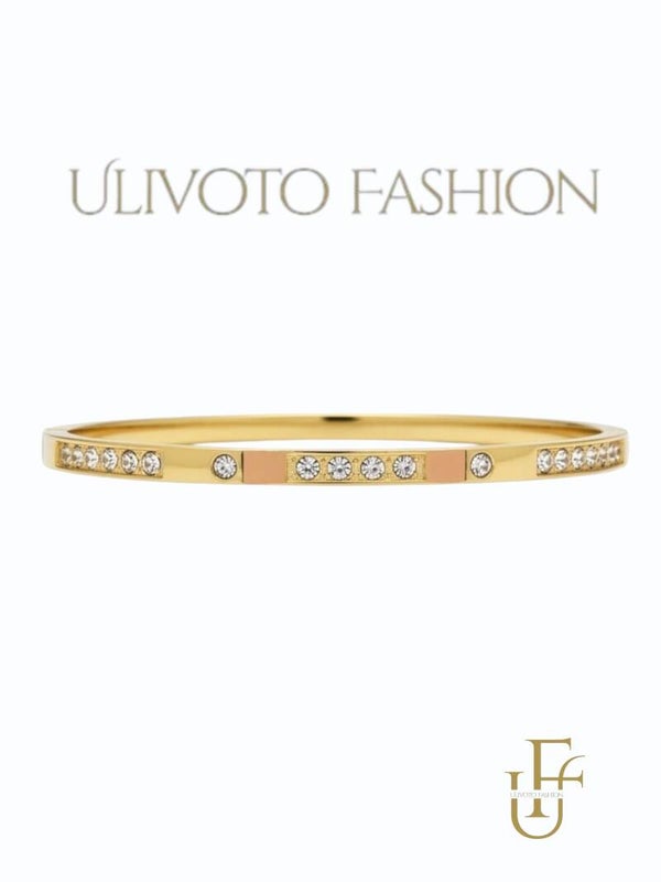 Armband met Ingelegde Steentjes