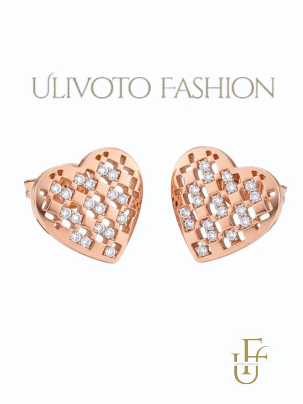 Hart Oorstekers met Strass