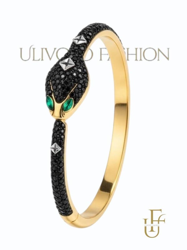 Armband met Zwarte Steentjes