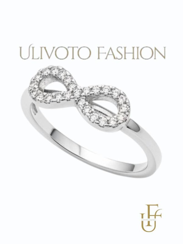 Infinity Ring met Strass