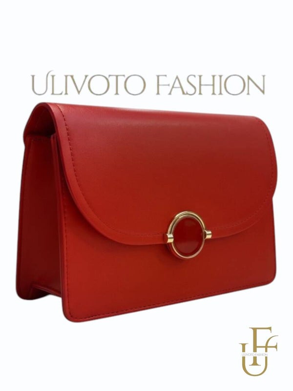 Crossbody Mini Tas met Gouden Detail