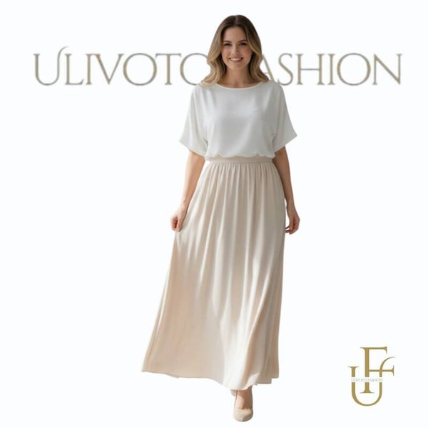 Satijnen Maxi Rok Dames