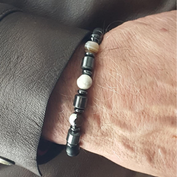Jasper & Hematite beads