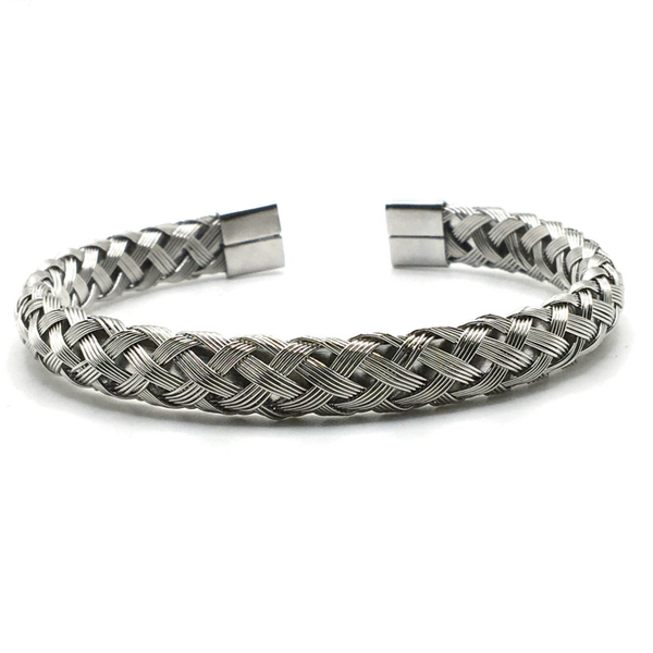 B2B Steel Woven cuff adjustable 6.5cm diameter