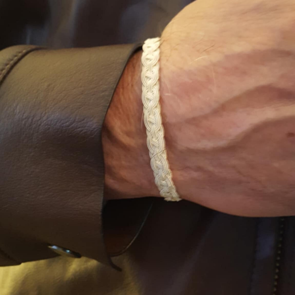 B2B Kazaz woven White silver Length 19cm 20cm 21cm