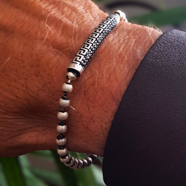 B2B Silver Omega Barrel chain Length 20cm
