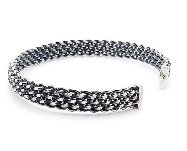 B2B Silver Ceasar cuff  7cm Diameter