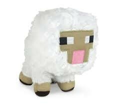 Schaap knuffel Minecraft