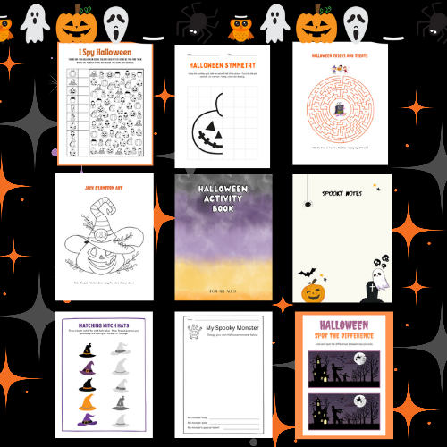 Free Printable Halloween Kids Games | Misty K's Printables