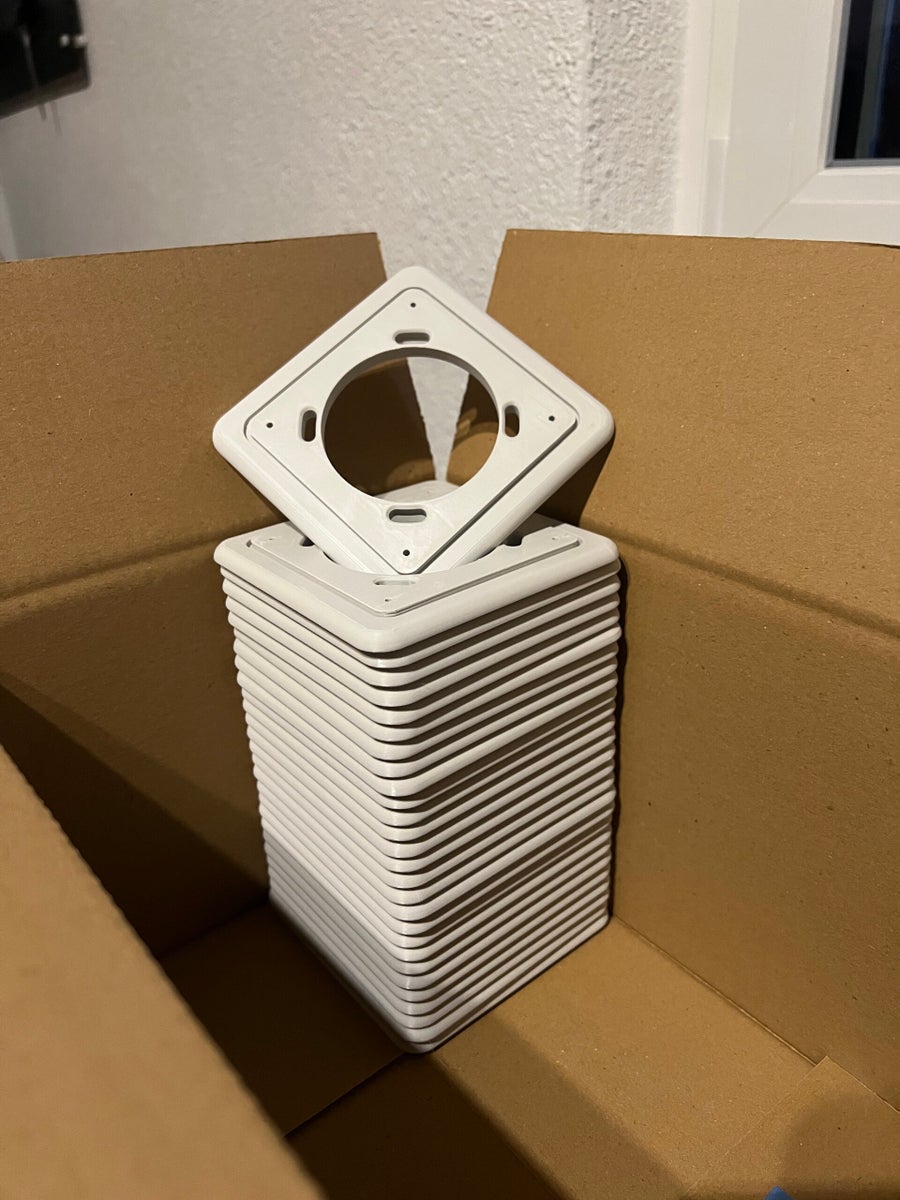 Individuelle 3D-gedruckte Abdeckungen für Elektroanwendungen in Wunschfarbe und Wunschmaterial