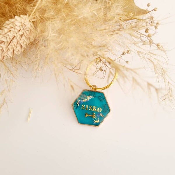 Médaille hexagonale personnalisée