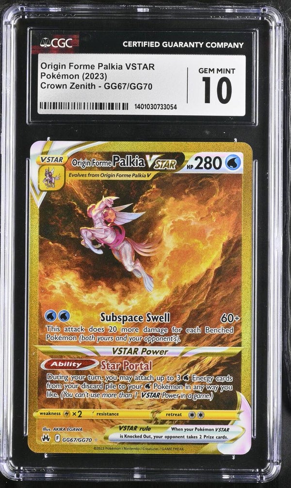 CGC GEM MINT 10 Origin Forme Palkia VSTAR