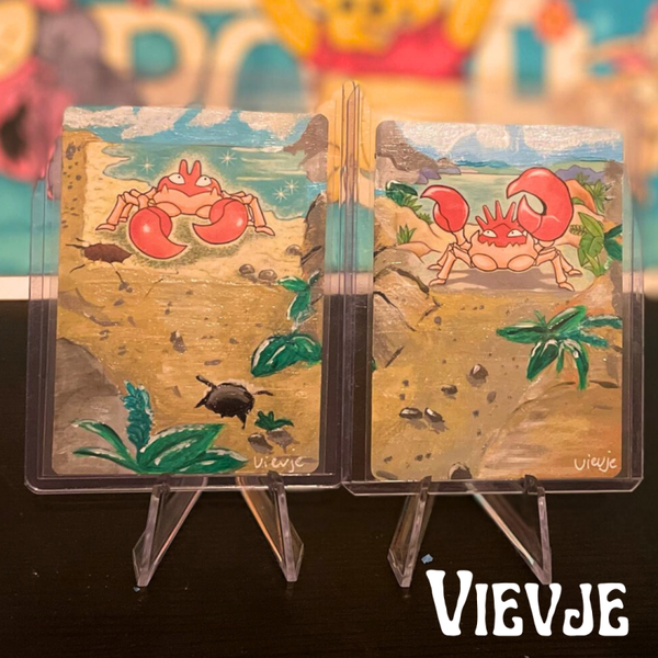 Krabby/Kingler Full Art Set by Vievje