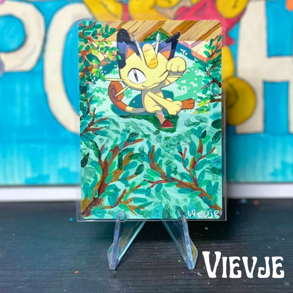 Meowth Full Art by Vievje