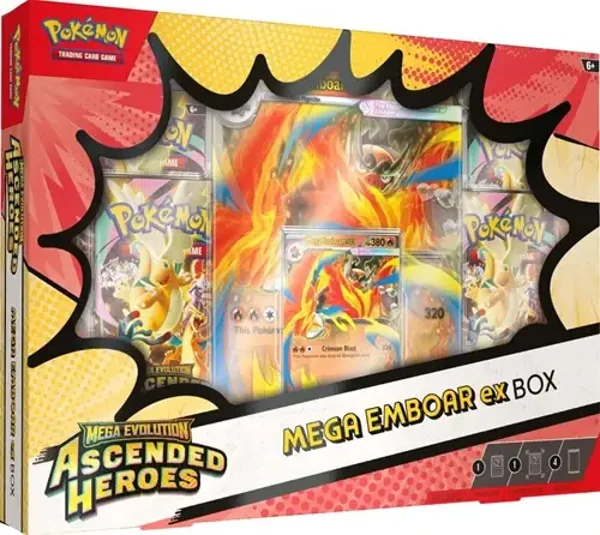 Ascended Heroes - Mega Emboar EX Box