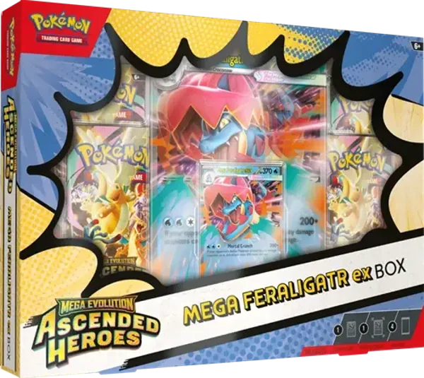 Ascended Heroes - Mega Feraligatr EX Box