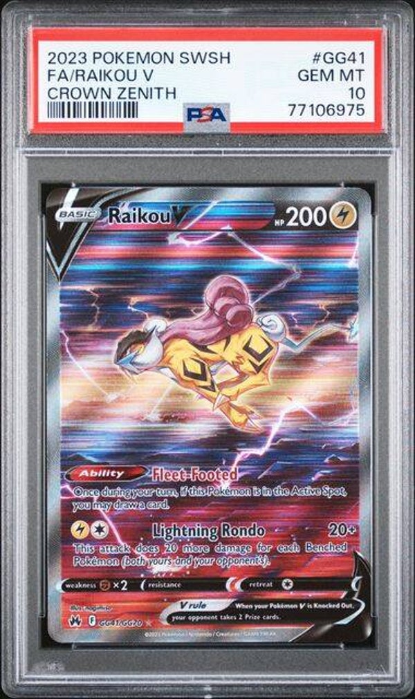 PSA Raiku V - GEM MT 10