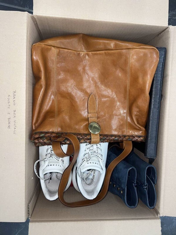 BRAND BOX VINTAGE SCARPE E BORSE