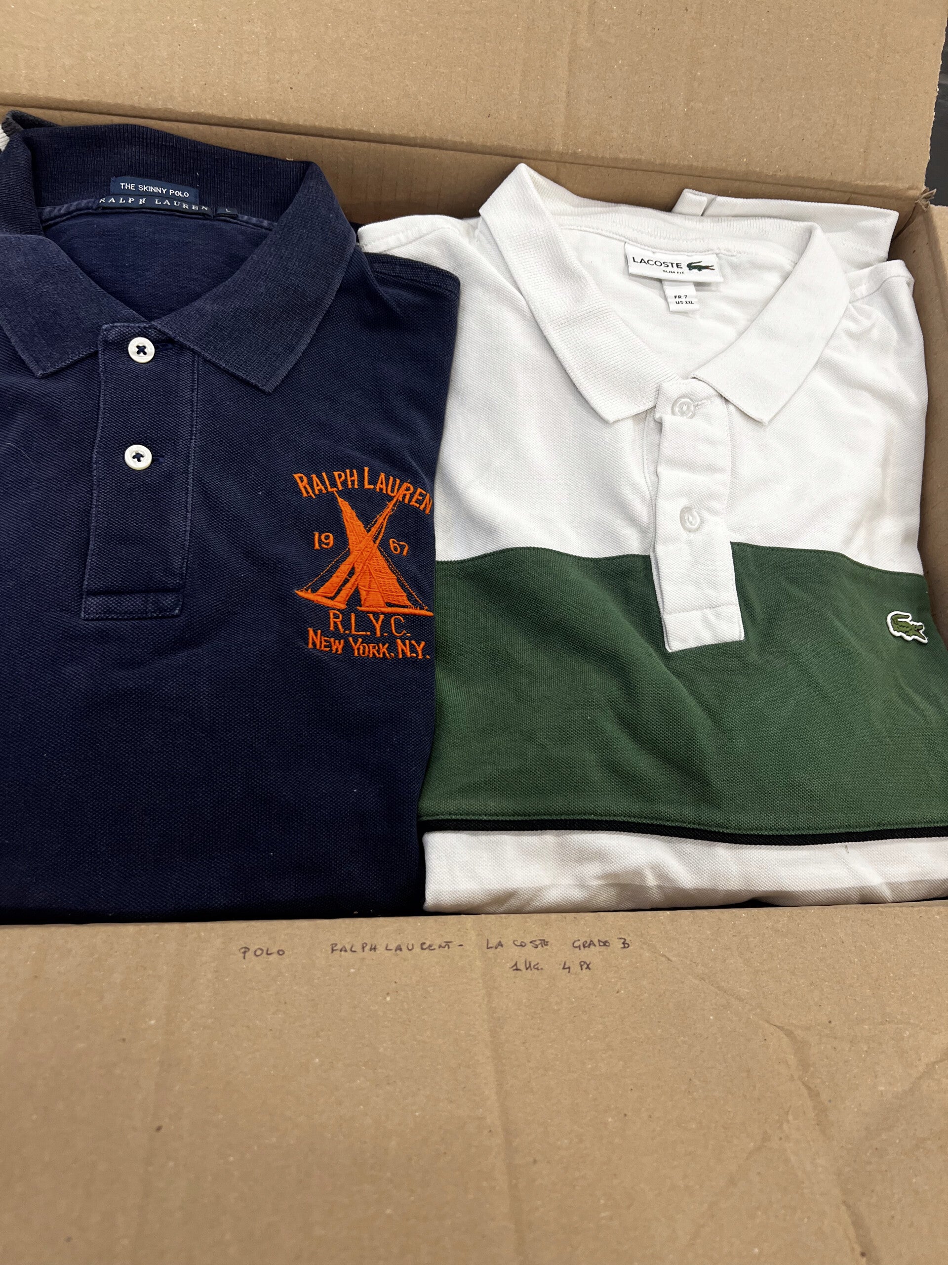BRAND BOX POLO (RALPH LAUREN + LA COSTE)