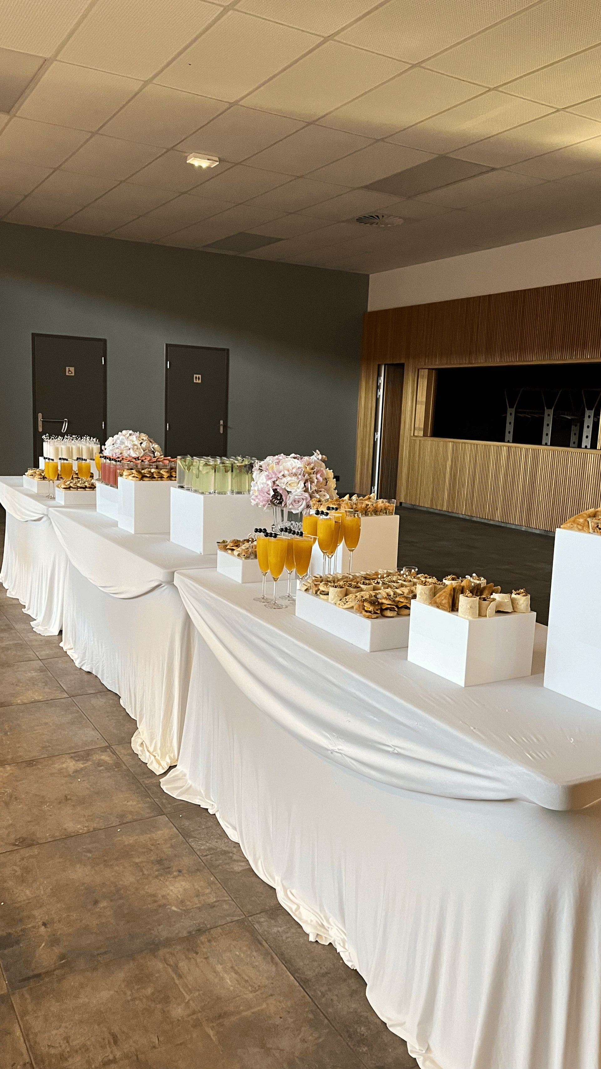 Buffet mise en place 