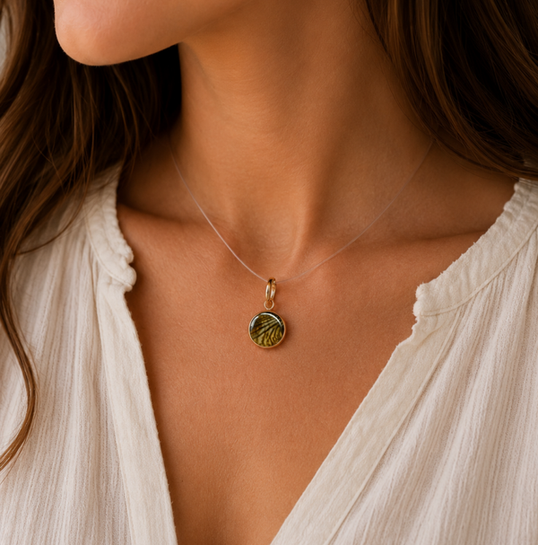 Tiger Leaf pendant