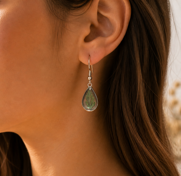 Green Whisper earrings