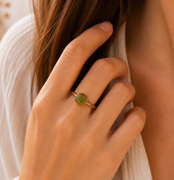 Golden Leaf Ring