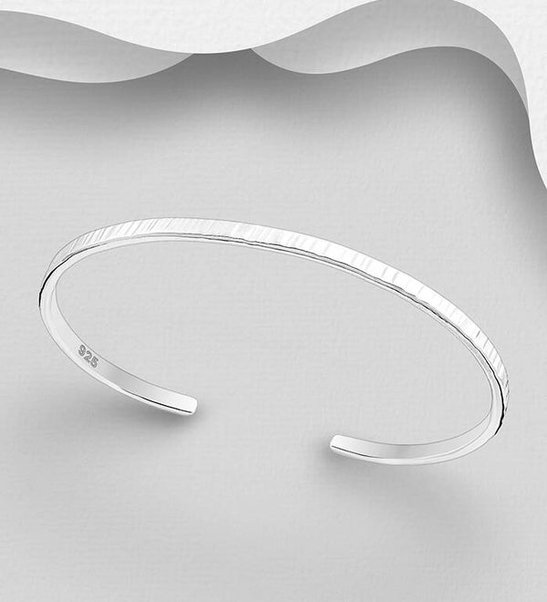 Bracelet ciselé , argent 925