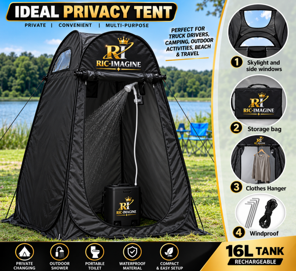 PORTABLE SHOWER FOR TRUCK DRIVERS AND CAMPERS
