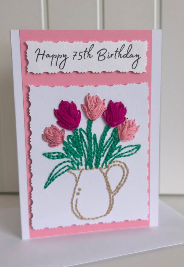 Bouquet in a Jug Card