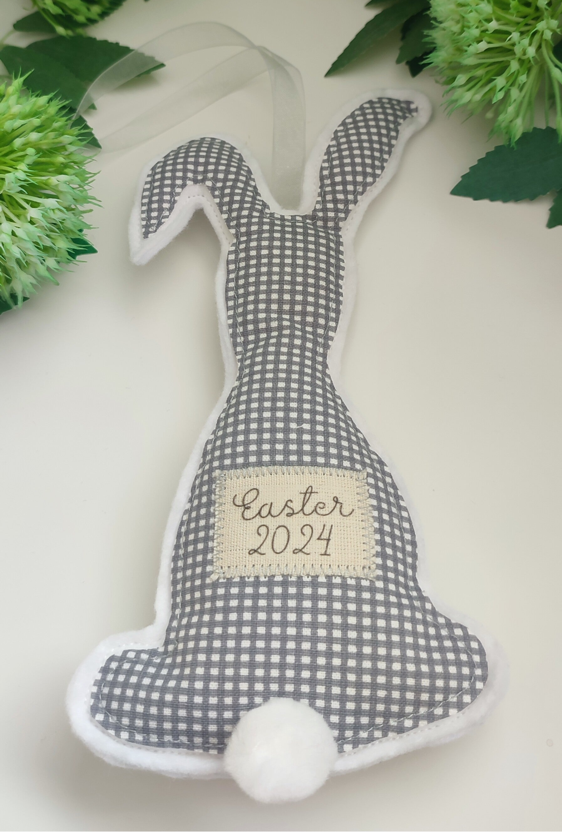 Handmade Bunny Keepsake Hanging Ornament / Decor