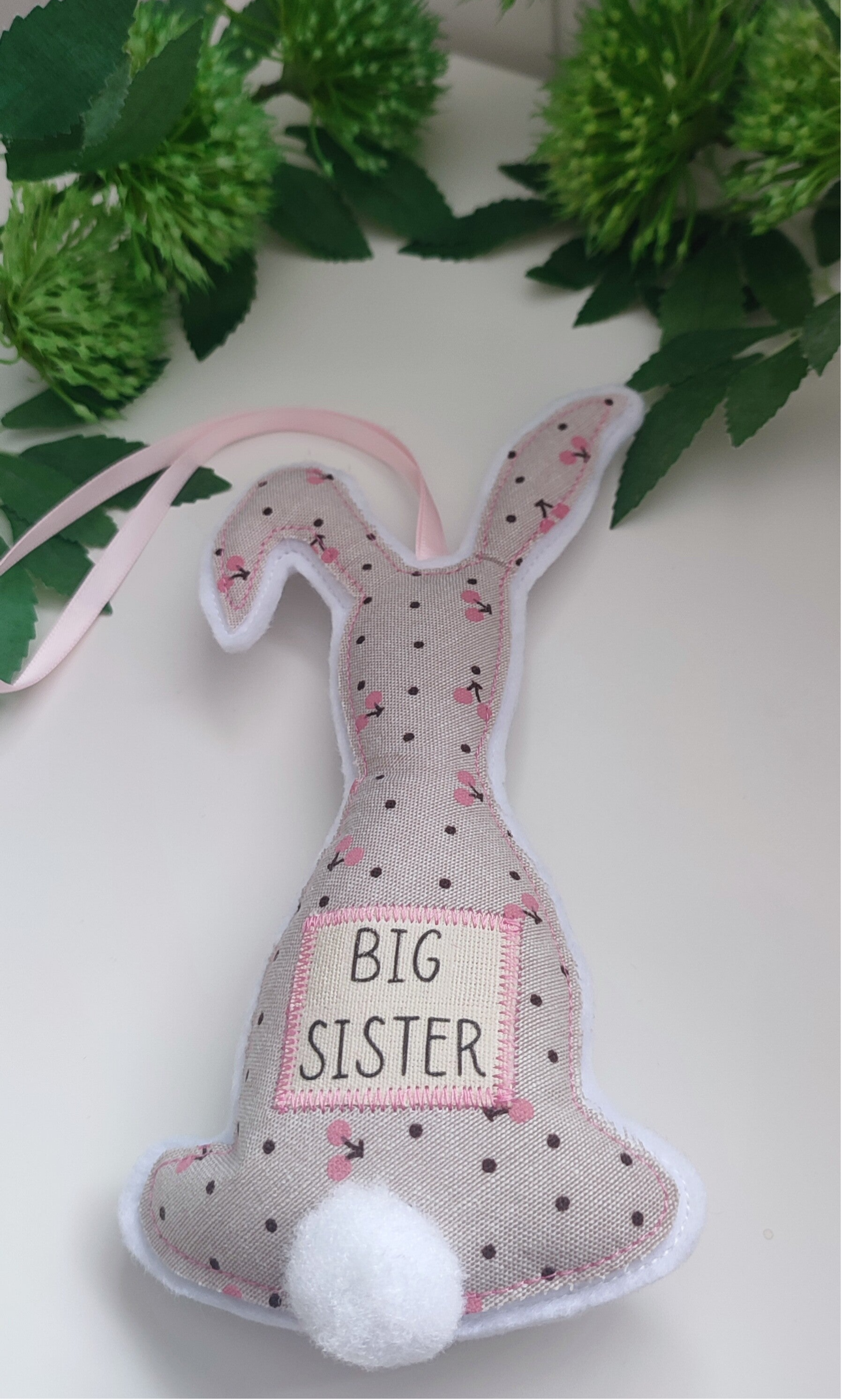 Handmade Bunny Keepsake Hanging Ornament / Decor