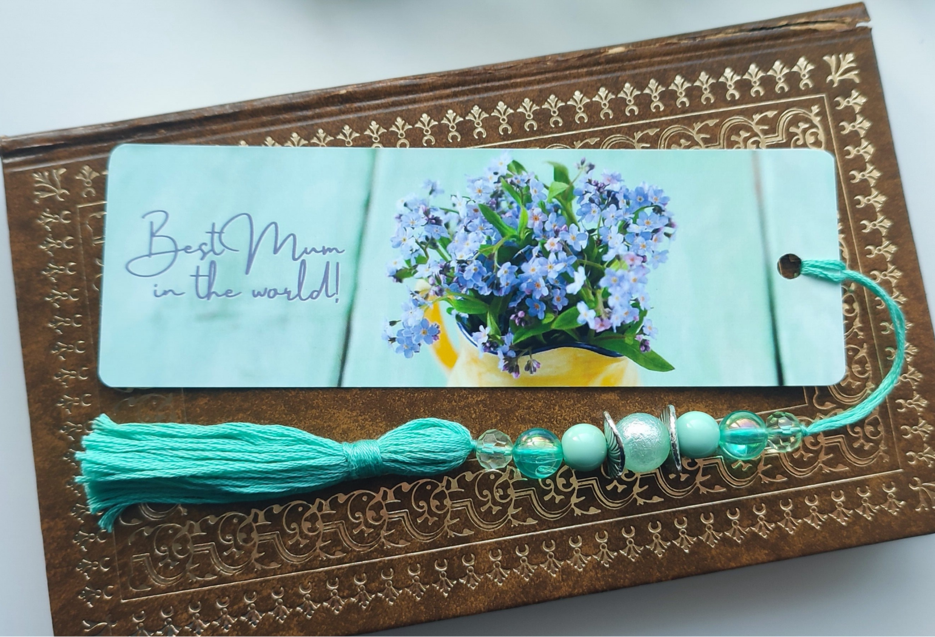 Best Mum In The World bookmark, Limited Edition Tassel