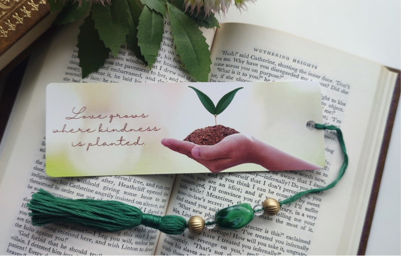 Love Grows bookmark, Limited Edition Tassel