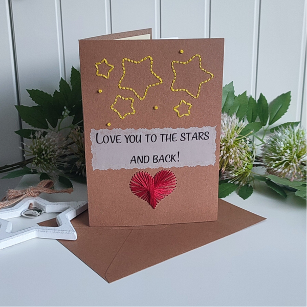 Love you to the Stars and Back - Card