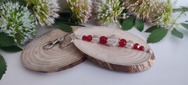 Keyring / Bag Charm - Red
