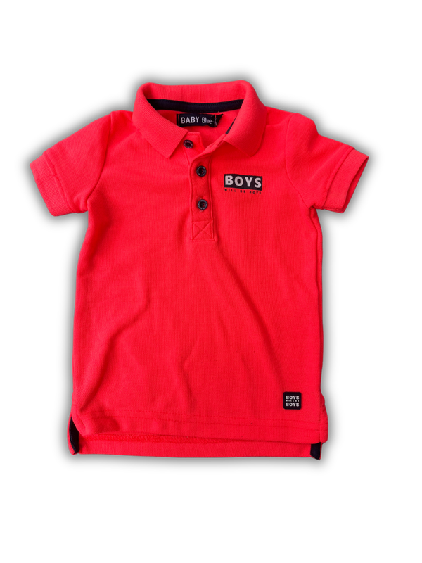 Baby Blue Polo Maat 74 - 2415