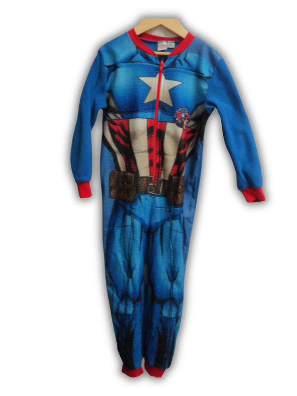 Captain America Verkleed Onesie Maat 116/128