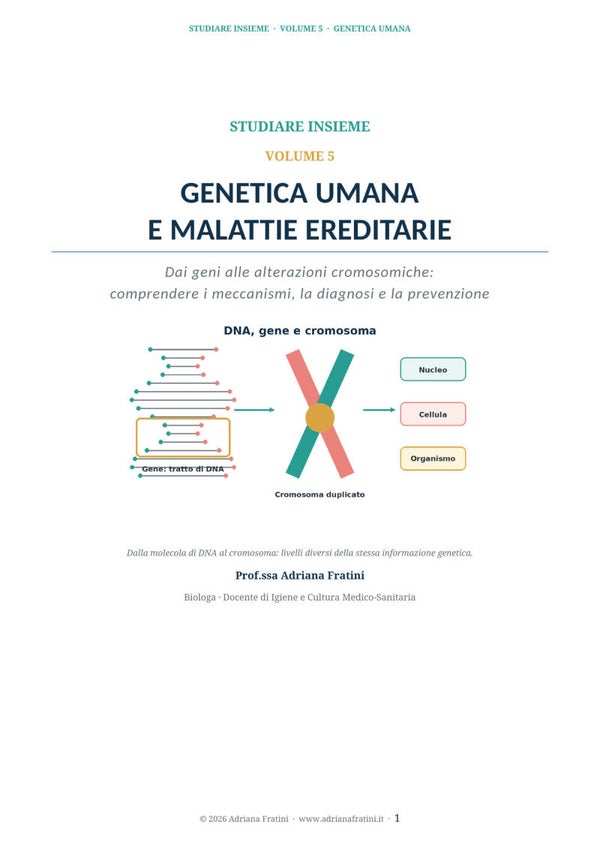 Volume 5 – Genetica umana e malattie ereditarie