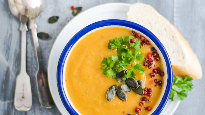 olicious | zoete aardappelsoep met extra vergine olijfolie